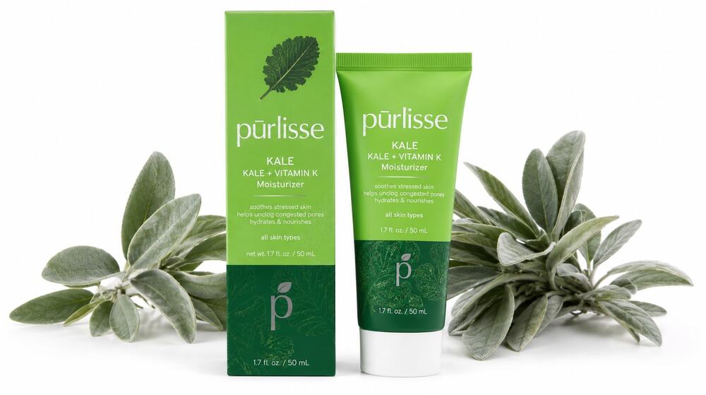 Purlisse Kale + Vitamin K Moisturizer 1.7 oz New In Box Face Cream NIB